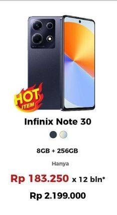 Promo Harga Infinix Note 30 8 + 256 GB  - Erafone