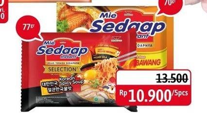 Promo Harga SEDAAP Korean Spicy 77 gr - Alfamidi