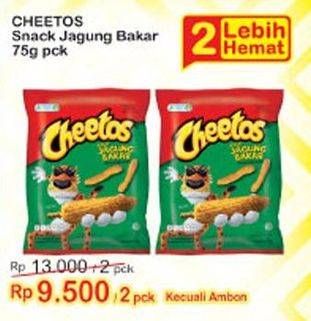 Promo Harga CHEETOS Sticks Jagung Bakar per 2 bungkus 75 gr - Indomaret