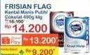 Promo Harga Frisian Flag Susu Kental Manis Putih, Cokelat 490 gr - Indomaret