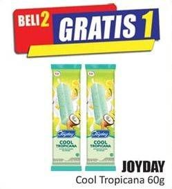 Promo Harga JOYDAY Ice Cream Stick Cool Tropicana 60 gr - Hari Hari