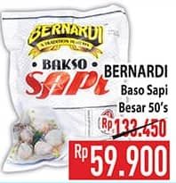 Promo Harga Bernardi Bakso Sapi Besar 50 pcs - Hypermart
