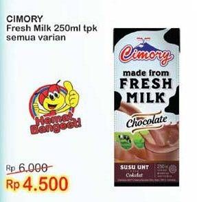 Promo Harga CIMORY Fresh Milk All Variants 250 ml - Indomaret