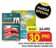 Promo Harga Tutup Botol Plastik 6284 2s / Toothbrush Holder  - Superindo
