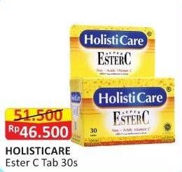 Promo Harga Holisticare Super Ester C 30 pcs - Alfamart