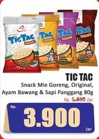 Promo Harga Dua Kelinci Tic Tac Mie Goreng, Original, Ayam Bawang, Sapi Panggang 80 gr - Hari Hari