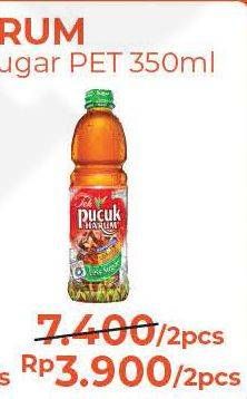 Promo Harga TEH PUCUK HARUM Minuman Teh Less Sugar 350 ml - Alfamart