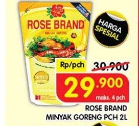 Promo Harga Rose Brand Minyak Goreng 2000 ml - Superindo