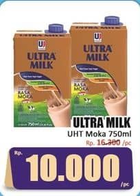 Promo Harga Ultra Milk Susu UHT Moka 750 ml - Hari Hari