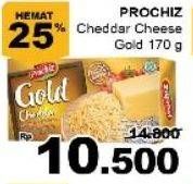 Promo Harga PROCHIZ Gold Cheddar 170 gr - Giant