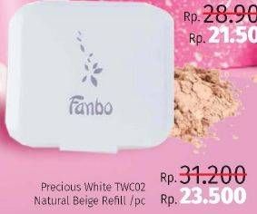 Promo Harga FANBO Precious White Two Way Cake Natural Beige  - LotteMart