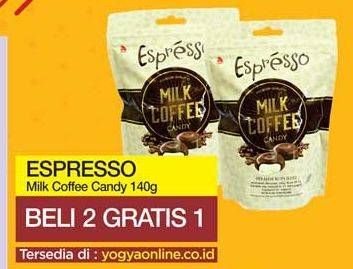 Promo Harga ESPRESSO Milk Coffee Candy 140 gr - Yogya