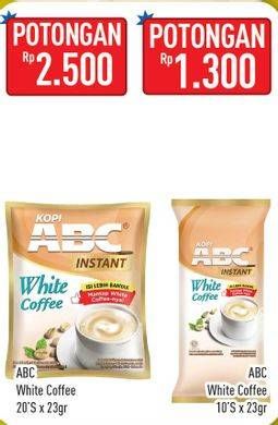 Promo Harga ABC Kopi per 10 sachet 23 gr - Hypermart