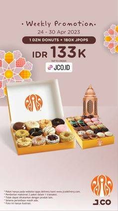 Promo Harga JCO JPOPS  - JCO