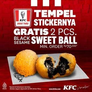 Promo Harga KFC Black Sesame Sweet Ball  - KFC