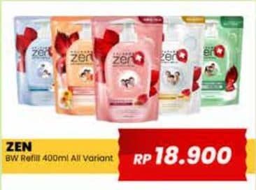 Promo Harga ZEN Anti Bacterial Body Wash All Variants 400 ml - Yogya