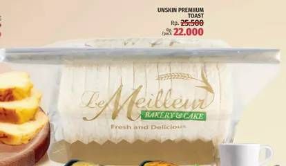 Promo Harga LE MEILLEUR Unskin Premium Toast  - LotteMart