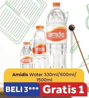 Promo Harga Amidis Air Mineral 330 ml - Carrefour