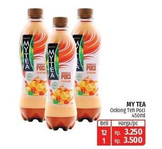 Promo Harga My Tea Minuman Teh Poci Oolong 450 ml - Lotte Grosir