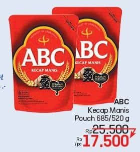 Promo Harga ABC Kecap Manis 520 ml - LotteMart