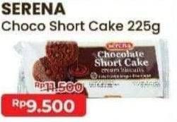 Promo Harga Serena Biskuit Chocolate Short Cake 225 gr - Alfamart