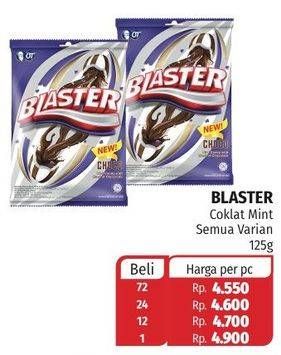Promo Harga BLASTER Candy Choco Mint 125 gr - Lotte Grosir