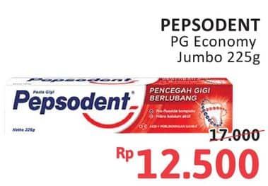 Promo Harga Pepsodent Pasta Gigi Pencegah Gigi Berlubang 225 gr - Alfamidi