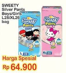 Promo Harga Sweety Silver Pants Boys / Girls L28, XL26  - Indomaret