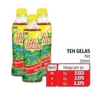 Promo Harga TEH GELAS Tea Original 350 ml - Lotte Grosir