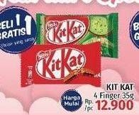 Promo Harga KIT KAT Chocolate 4 Fingers 35 gr - LotteMart