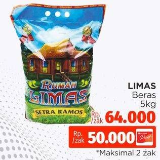 Promo Harga Rumah Limas Beras Setra Ramos 5000 gr - Lotte Grosir