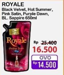 Promo Harga So Klin Royale Parfum Collection Black Velvet, Blue Sapphire, Hot Summer, Pink Satin, Purple Dawn 650 ml - Alfamart