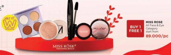 Promo Harga MISS ROSE Kosmetik  - Watsons