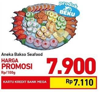 Promo Harga Aneka Bakso Seafood per 100 gr - Carrefour