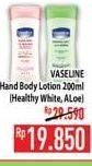 Promo Harga VASELINE Intensive Care Healthy White UV Lightening 200 ml - Hypermart
