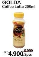 Promo Harga Golda Coffee Drink per 2 botol 200 ml - Alfamart