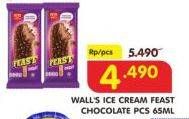 Promo Harga WALLS Feast Chocolate 65 ml - Superindo