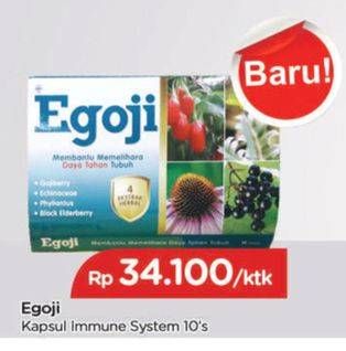 Promo Harga EGOJI Kapsul Immune System 10 pcs - TIP TOP