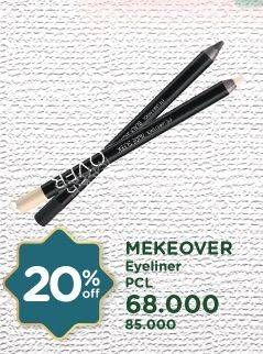 Promo Harga MAKE OVER Eye Liner Pencil  - Watsons