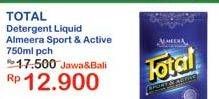 Promo Harga TOTAL Detergent Liquid Almeera Sport Active 750 ml - Indomaret
