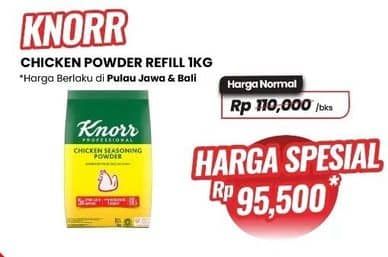 Promo Harga Knorr Chicken Powder 1000 gr - Carrefour