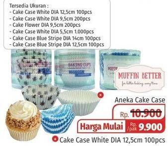 Promo Harga MUFFIN BETTER Kertas  Muffin & Lilac Butter Cake Case 100 pcs - Lotte Grosir