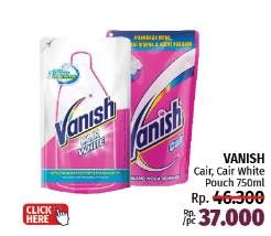 Promo Harga Vanish Penghilang Noda Cair Putih, Pink 750 ml - LotteMart