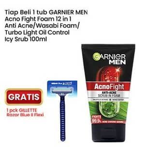 Promo Harga Garnier Men Facial Foam  - Indomaret