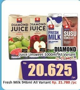 Promo Harga Diamond Juice All Variants 946 ml - Hari Hari