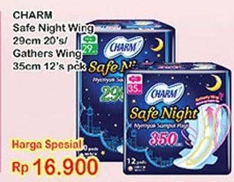 Promo Harga Safe Night Wing 29cm 20s/ Gathers 35cm 12s  - Indomaret