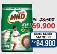 Promo Harga MILO ActivGo 3in1 800 gr - Alfamart