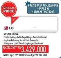 Promo Harga LG H05TN4 1/2 PK AC  - Hypermart