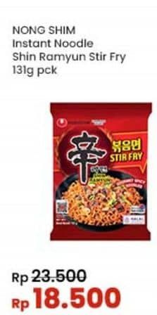 Promo Harga Nongshim Noodle Stir Fry 131 gr - Indomaret