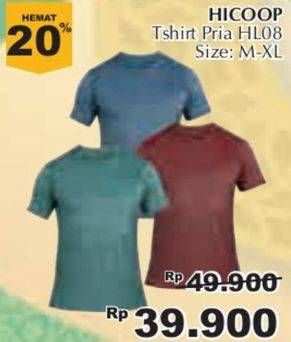 Promo Harga HICOOP T-Shirt Polos Pria HL-08  - Giant